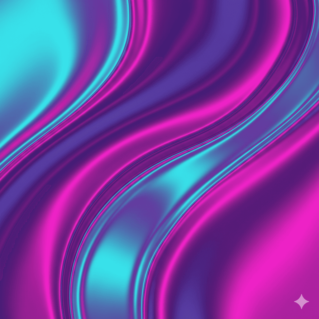 流体霓虹壁纸 - Design 风格 AI 绘画作品