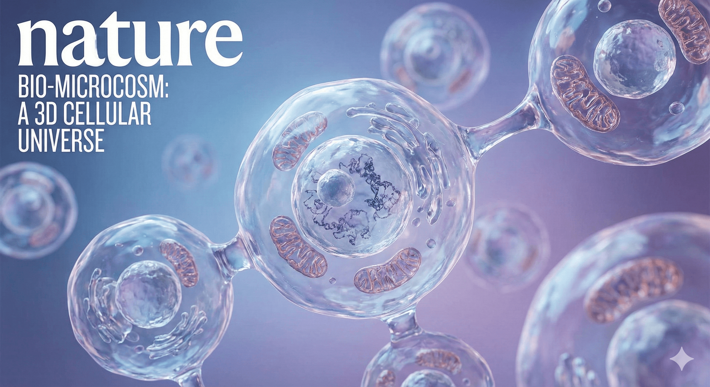 3D 细胞微观世界 - Academic 风格 AI 绘画作品