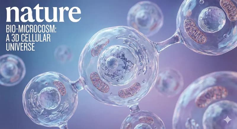 3D 细胞微观世界 - Academic 风格 AI 绘画作品