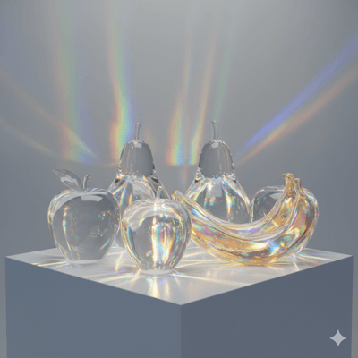 化学分子全息图 - Academic 风格 AI 绘画作品