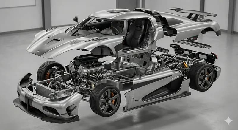 精密机械爆炸图 - Academic 风格 AI 绘画作品