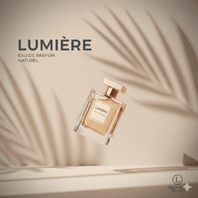 极简香水海报 - Design 风格 AI 绘画作品