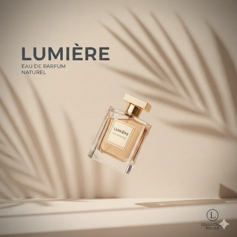 极简香水海报 - Design 风格 AI 绘画作品