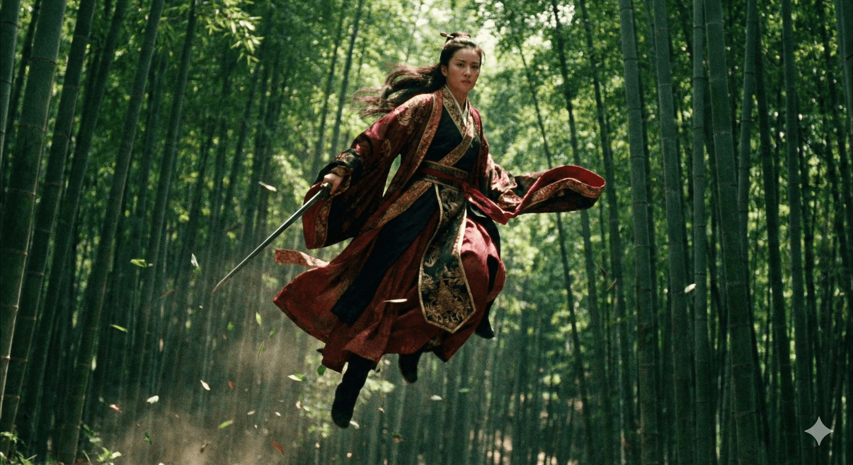 古风·女侠 - Artistic 风格 AI 绘画作品